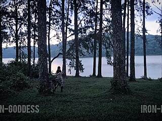 yo vampire lady begs human cock to knock her up in the forest