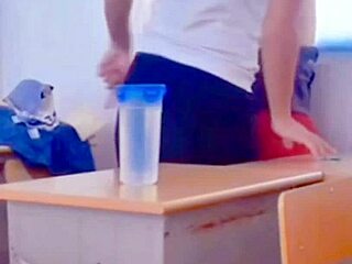 fucking my classmate straight in the classroom - vietnamese teen heat explodes