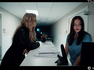 Lesbian Vampire Blake Blossom Fingers Dripping Wet Brunette Slave Rissa May