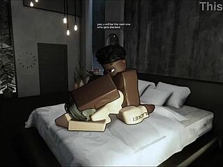 white bitch wrecked by huge bbc roblox condo