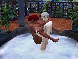Ever wondered about a sims 4 bath scene outdoors?