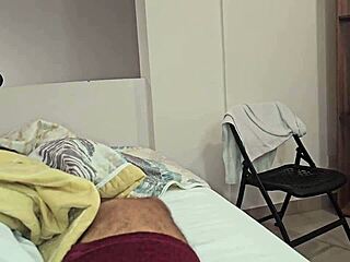 Sharing Bed with Stepsister's Best Friend Ends in Chubby Latina Titty Fuck