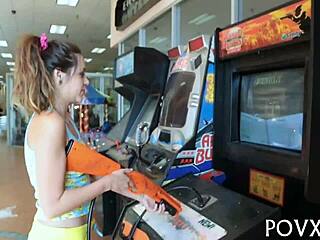 This nympho slut can't stop riding cock!