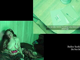 bbw brunette with big natural tits plays naked lake house game part 3