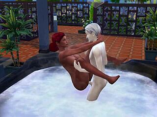 Ever wondered about a sims 4 bath scene outdoors?