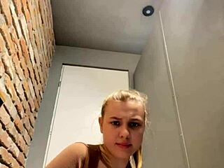 wanna see me fuck this bbw teen's fat asshole with monster public shower dildo??