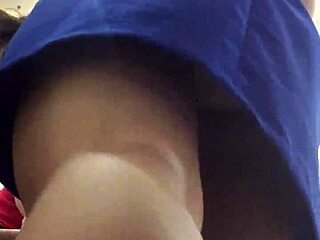 hey check this sexy asian skirt upskirt flashing her tight panties and ass