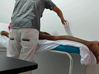 doctor so you want this sensual massage on your big tits patient