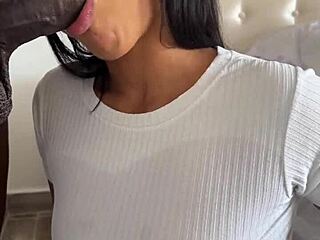 he devours this huge meat dildo like a pro - amateur couple nysdel