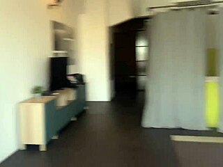 beautiful teen brunette bambola sneaks backstage blowjob delight