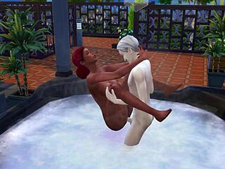 Ever wondered about a sims 4 bath scene outdoors?