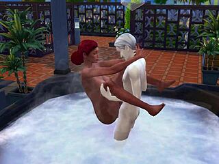 Ever wondered about a sims 4 bath scene outdoors?