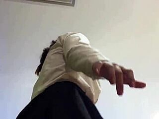 hey check this sexy asian skirt upskirt flashing her tight panties and ass