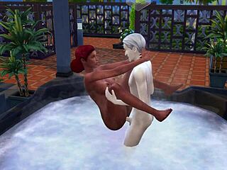 Ever wondered about a sims 4 bath scene outdoors?