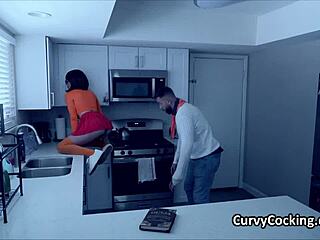 velma's huge tits bounce wildly riding monster cock