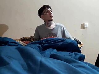 pov girlfriend shares best friend post-party for rough double pounding