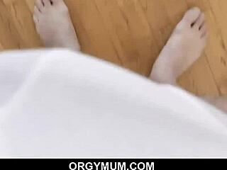 big tits milf stepmom orgasms hard for you pov?