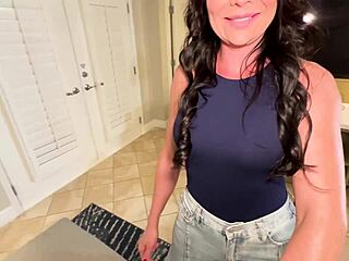 hot brazilian milf florence vixen rides young cock to massive cumshot