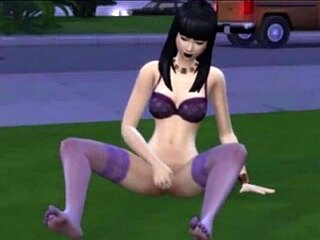 raven's gym workout turns into tattooed tits temptation