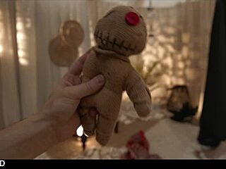 goth witch mistress humiliated by voodoo fuck doll control fingering her to squirting slave orgasm