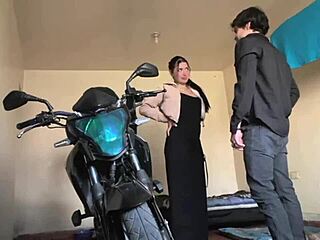 girlfriend's mom gets roughly fucked alone in the house