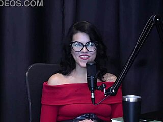 Caroleta Roots hardcore dance lesson turns into depression porn producer scene on sheer red