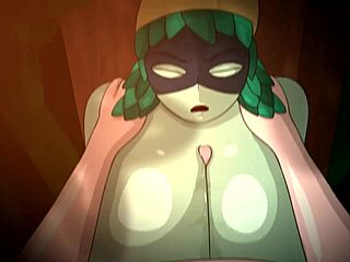 hey huntress wizard, wrap those big tits around my monster cock for forest tittyfuck cumshot