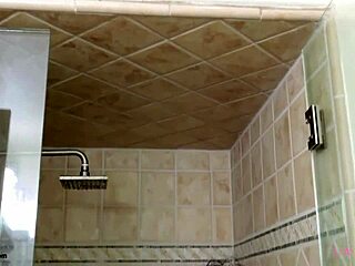 hey, that enchanting brunette just showered before her daddy casting interview on sofa