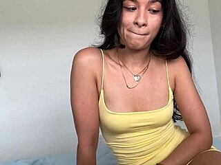 horny petite latina stepsis rides cock cowgirl then doggystyle creampie pov tabu