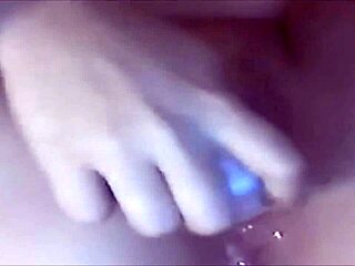 teen fingers pussy with four digits then bottles it deep