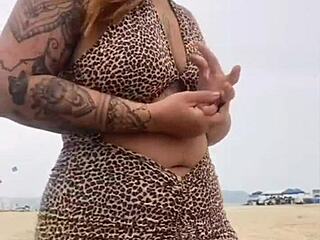 Went beach no panties dude chats dirty african young fun