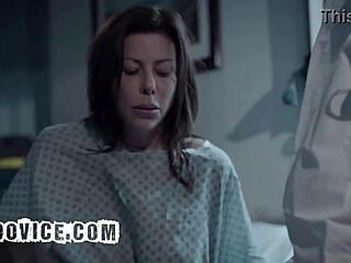 Two Busty Milfs Ride Hospital Staff Cocks Hard in Rough Threesome Orgy