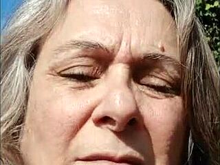 French housewife slave crawls outdoors for public buttplug humiliation spanking doggystyle and city flashing orgasm