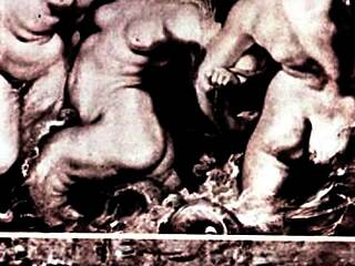 Vintage erotic art teases with antique nude beauties!