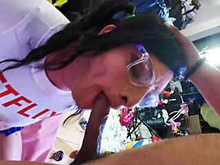 Skinny Pigtail Futanari Tranny Gulps Monster BBC Deep in Miniskirt Anal Gaping Orgy!