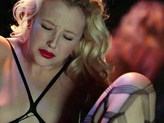 Samantha Rone teases in body stockings and fishnets, rubbing her wet pussy lips until orgasm 😍💦 she fingers big tits and pussy solo!