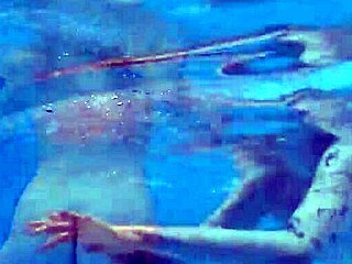 Petite Finnish Pornstar Mimi Cica Strips Naked Underwater Poolside