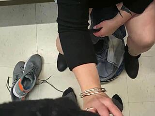 kiwi milf begs for creampie in store changing room