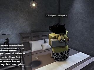 that roblox catgirl teased my cock for days until she finally rode it