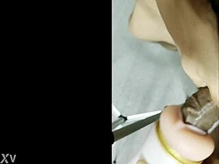 he thrusts wildly into fleshlight for extreme climax