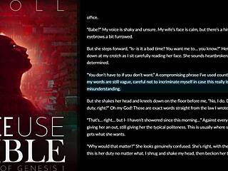 Bound Secretary Gags Deep on Cock in Free-Use BDSM Office