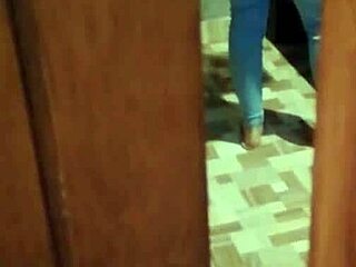 Sneaky stepsis spy turns into her begging doggy pound