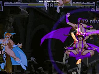 Sexy Mondragon Fights Monster in Goblin Temple Fuck Fest