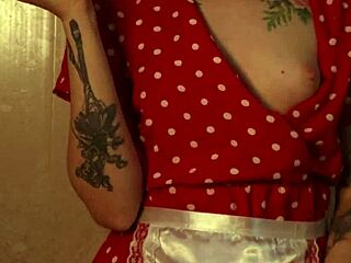 caught my petite tattooed neighbor jerking off in laundry so i fucked her doggy pov rough comedy homemade