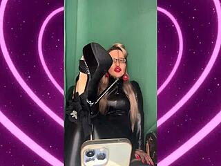 No cumming until eyeliner perfect in crossdressing joi session