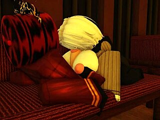 roblox faust helps dante but ends up bent over for rough doggystyle pounding and more