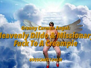 Granny Carmen Angel Feels Dildo Missionary Creampie Bliss