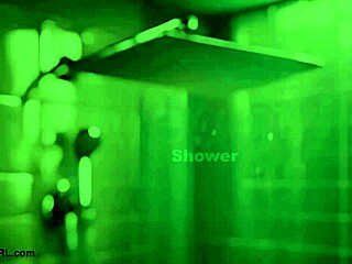 Bold brunette queen showers for daddy casting interview pov petite