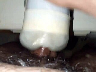 cumming hard on homemade moroccan pussy monster cock wank