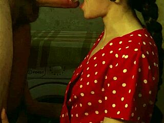 caught my petite tattooed neighbor jerking off in laundry so i fucked her doggy pov rough comedy homemade